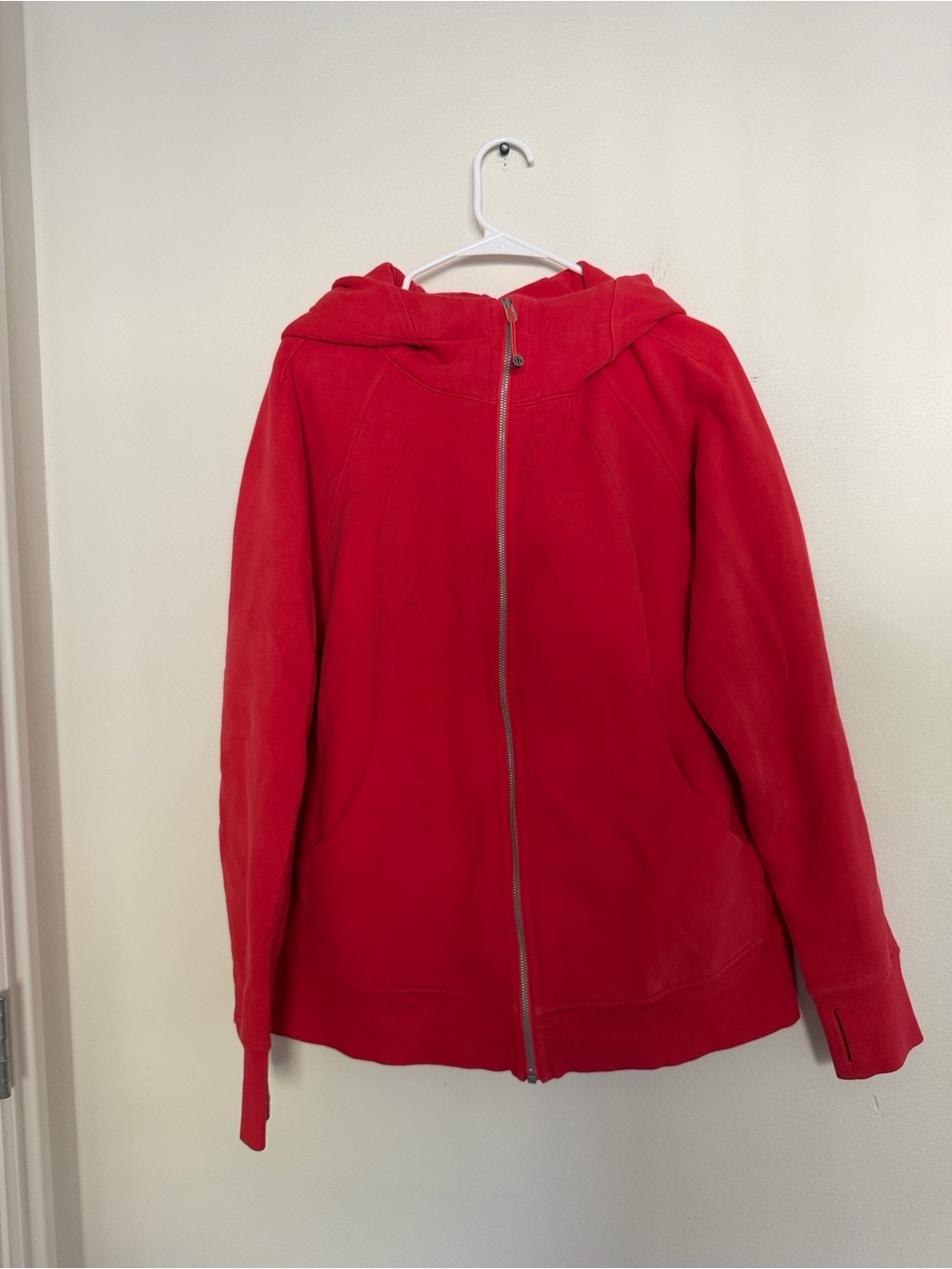 Lululemon Scuba Carnation Red Jacket